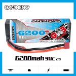 NEW GNB GAONENG 6200MAH 2S 7.4V 90C T-PLUG RC LiPo Battery Cabled Hard Case Stick Pack 1:10 1/10 Racing Car Boat Hobby for FPV